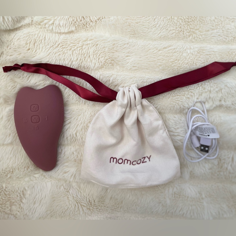 Momcozy Burgundy Lactation massager​